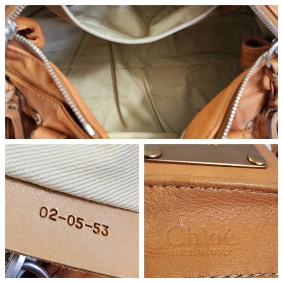 Authentic CHLOE lock and key Paddington leather shoulder bag - Picture 9 of 13